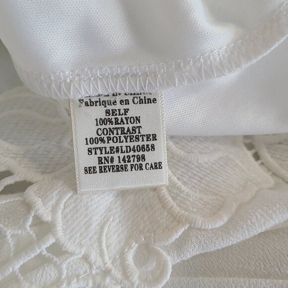 Love Riche White Tank Slip Dress Lace Edge NEW S Romantic Fairycore Coquette - Picture 8 of 9